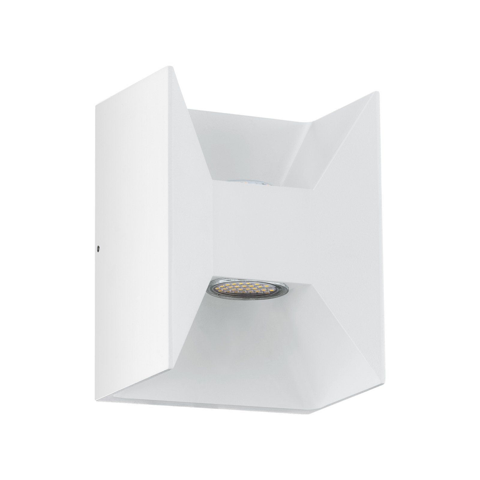 LED-Außenwandlampe Morino, schwarz, Höhe 18 cm, Metall