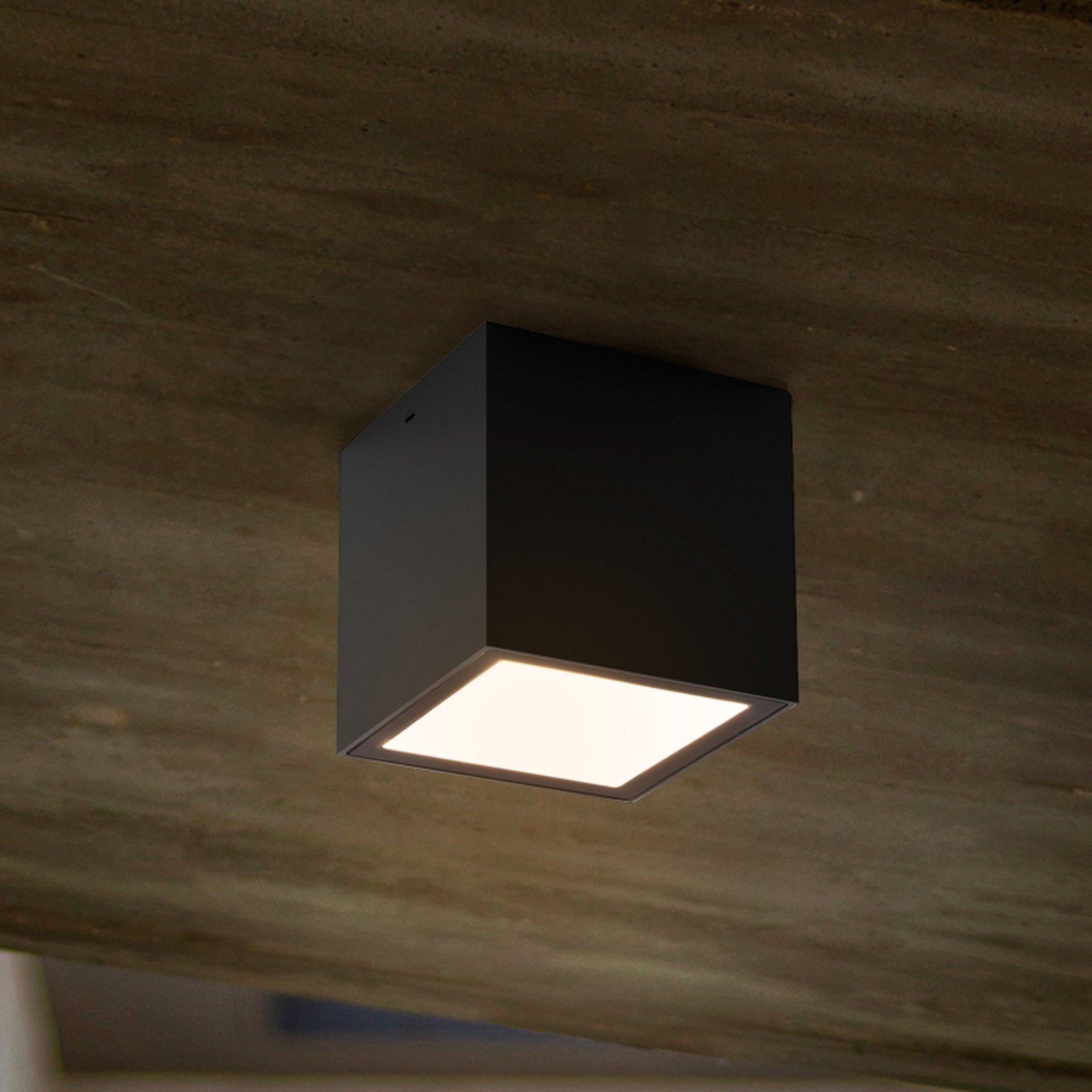 LED svietidlo Gemini XS, 4 000 K antracitová
