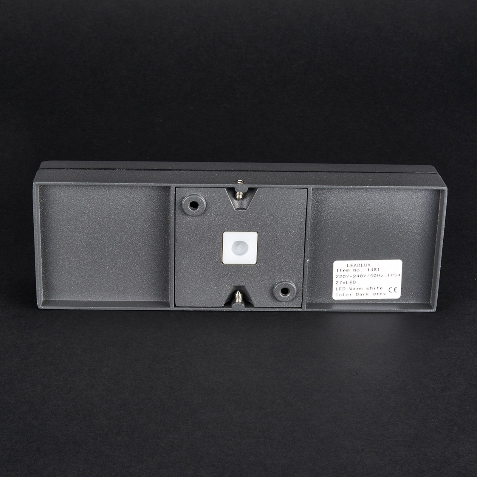 Lucande Energy saving Rachel LED outdoor wall light, aluminium, polycarbonate, 5 W, energy efficiency: A+, W: 23.3 cm, H: 7.9 cm