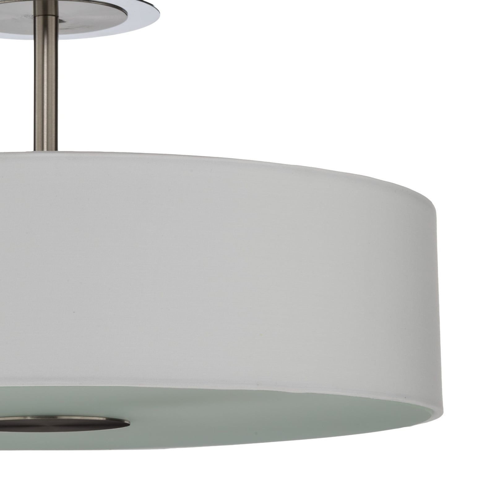 Josia Ceiling Lamp White/Nickel/Chrome - Lindby