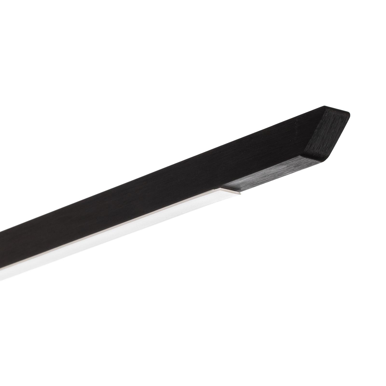 Plafón LED Niara de Quitani, anodizado negro