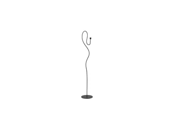 Valse Floor Kerzenhalter Schwarz - Ferm Living