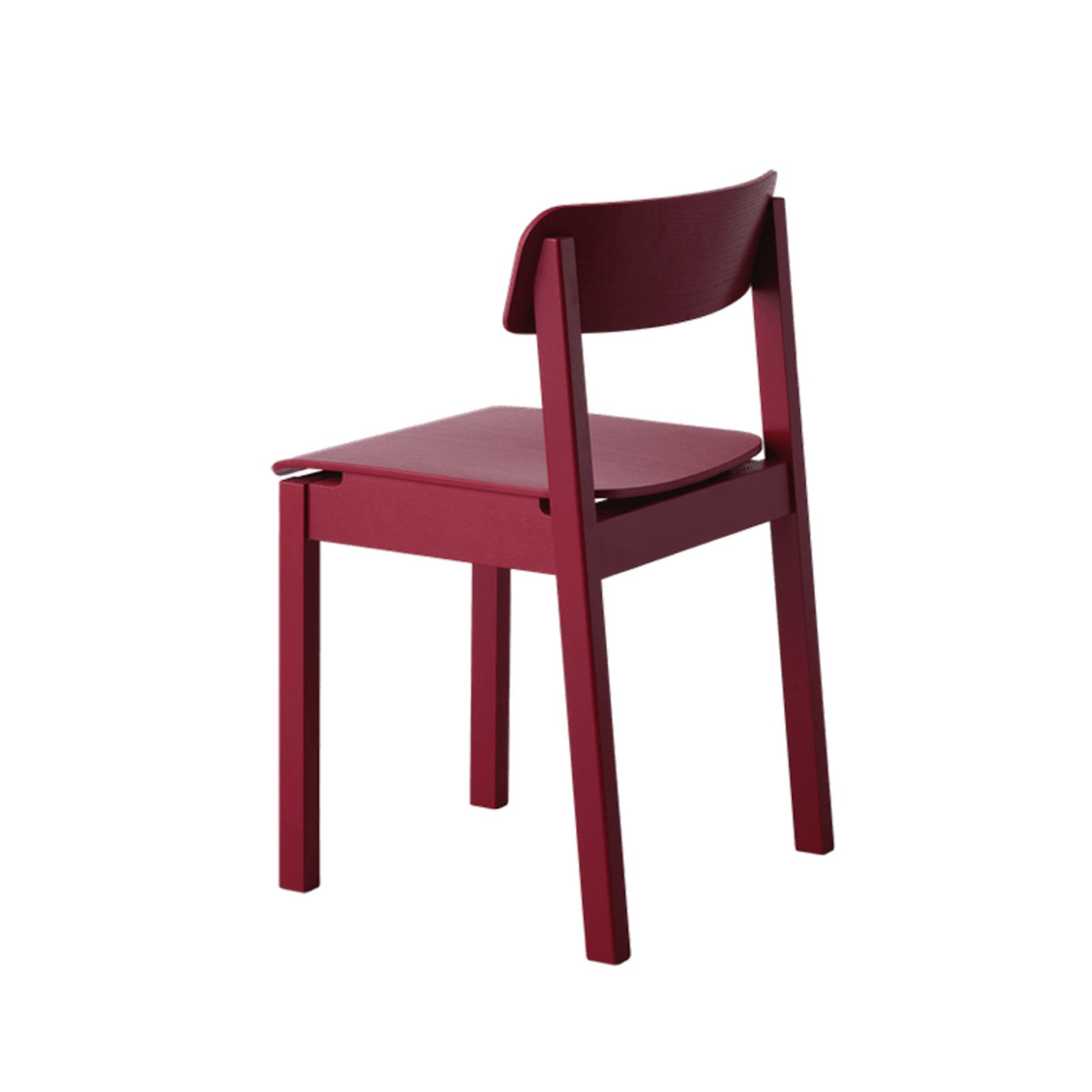 EVERYDAY-stol, purpurrød, høyde 75 cm, eik – Moebe EVERYDAY-stol, purpurrød, høyde 75 cm, eik – Moebe