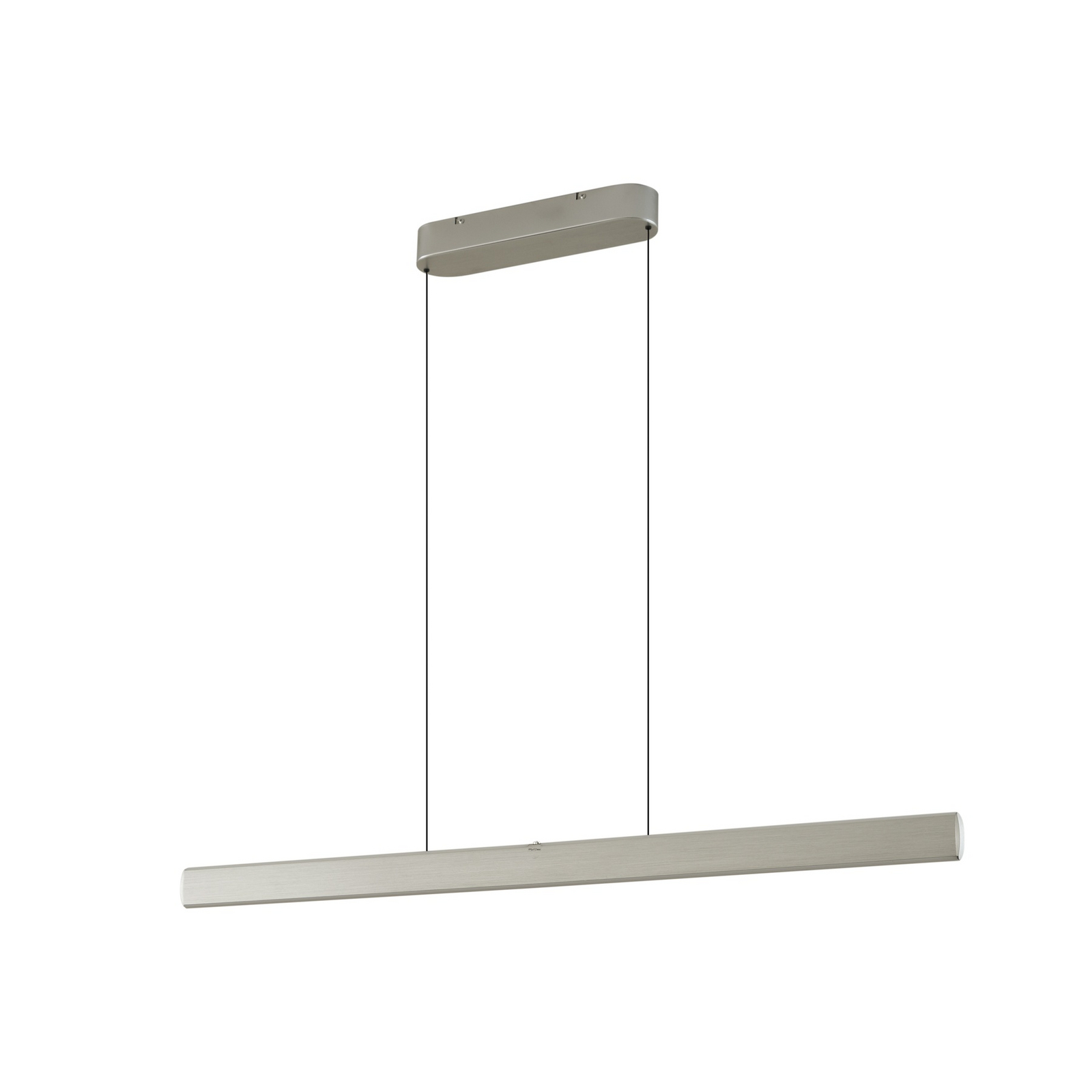 Lucande LED-hänglampa Arvon, aluminiumfärgad, 116 cm, dimbar, CCT