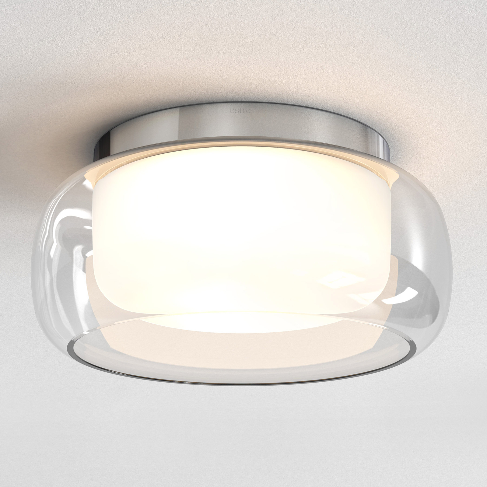 Astro Aquina 360 ceiling lamp, glass lampshade