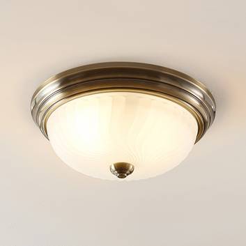 Lindby Pakka ceiling light, antique brass
