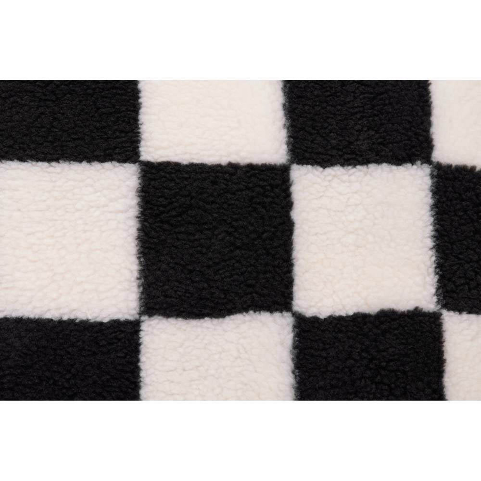 Square Teddy Coussin Chess Black Ecru - Fatboy®