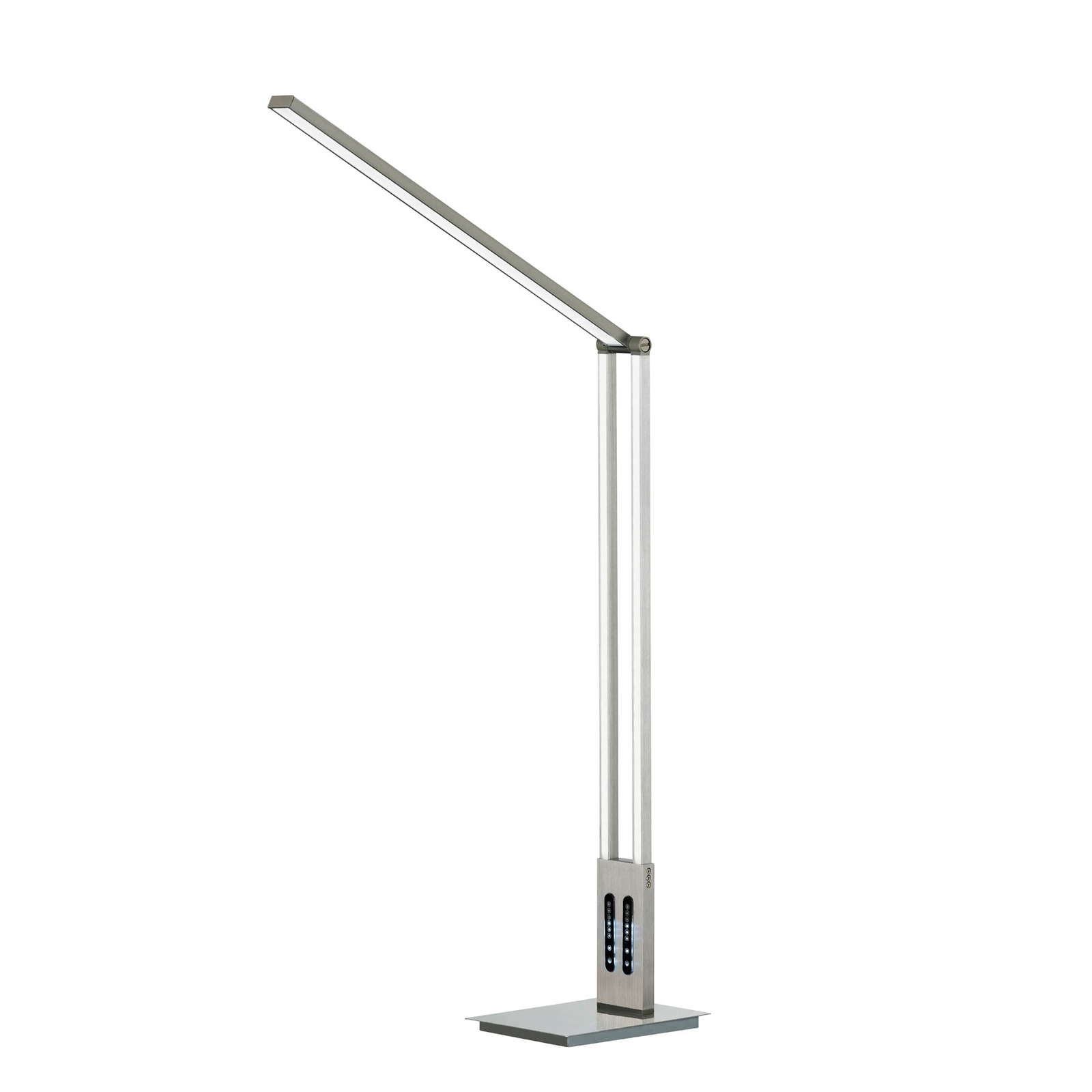 Fischer & Honsel Lille LED floor lamp, tiltable, height 98 cm, for Living / Dining Room, metal, acrylic, 10 W, energy efficiency: A+, H: 98 cm