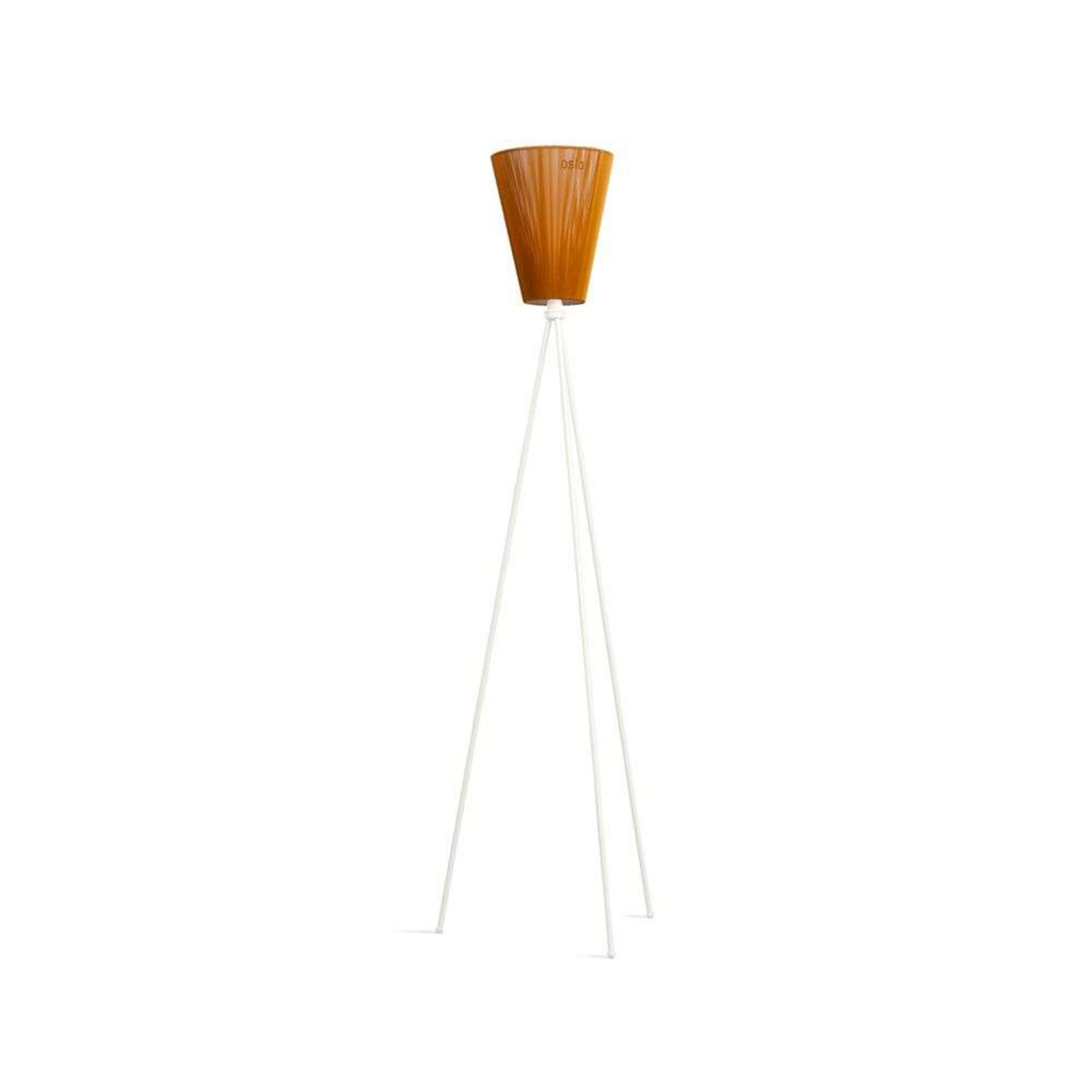 Oslo Wood Golvlampa Vit/Caramel - Northern