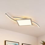 Lucande Tiaro LED-loftlampe, kantet, 42,5 cm