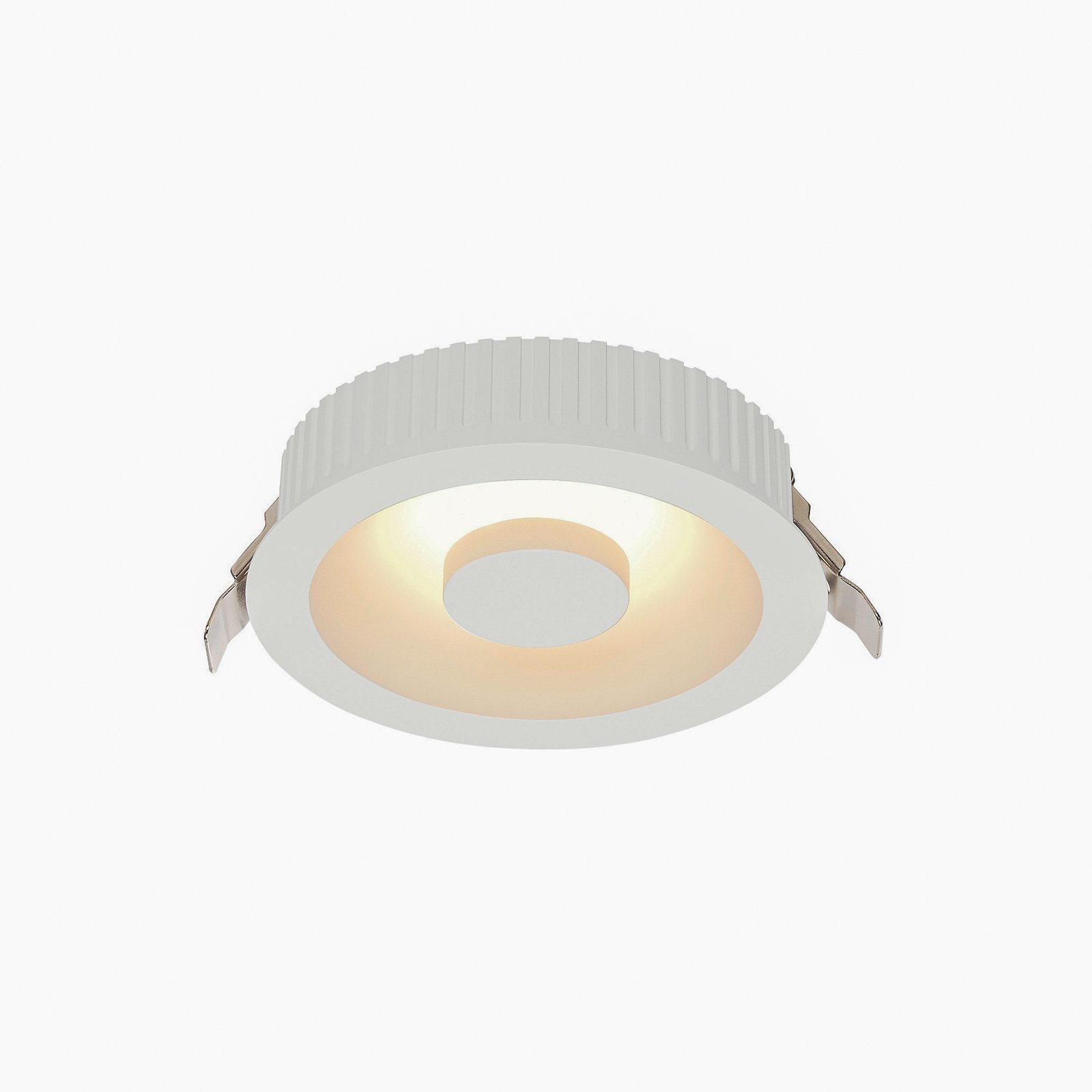SLV LED-Einbauleuchte Occuldas 14, weiß, Aluminium, Ø 14 cm