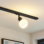 Railspot Lindby, E14, zwart, Ø 10 cm, 1-fase