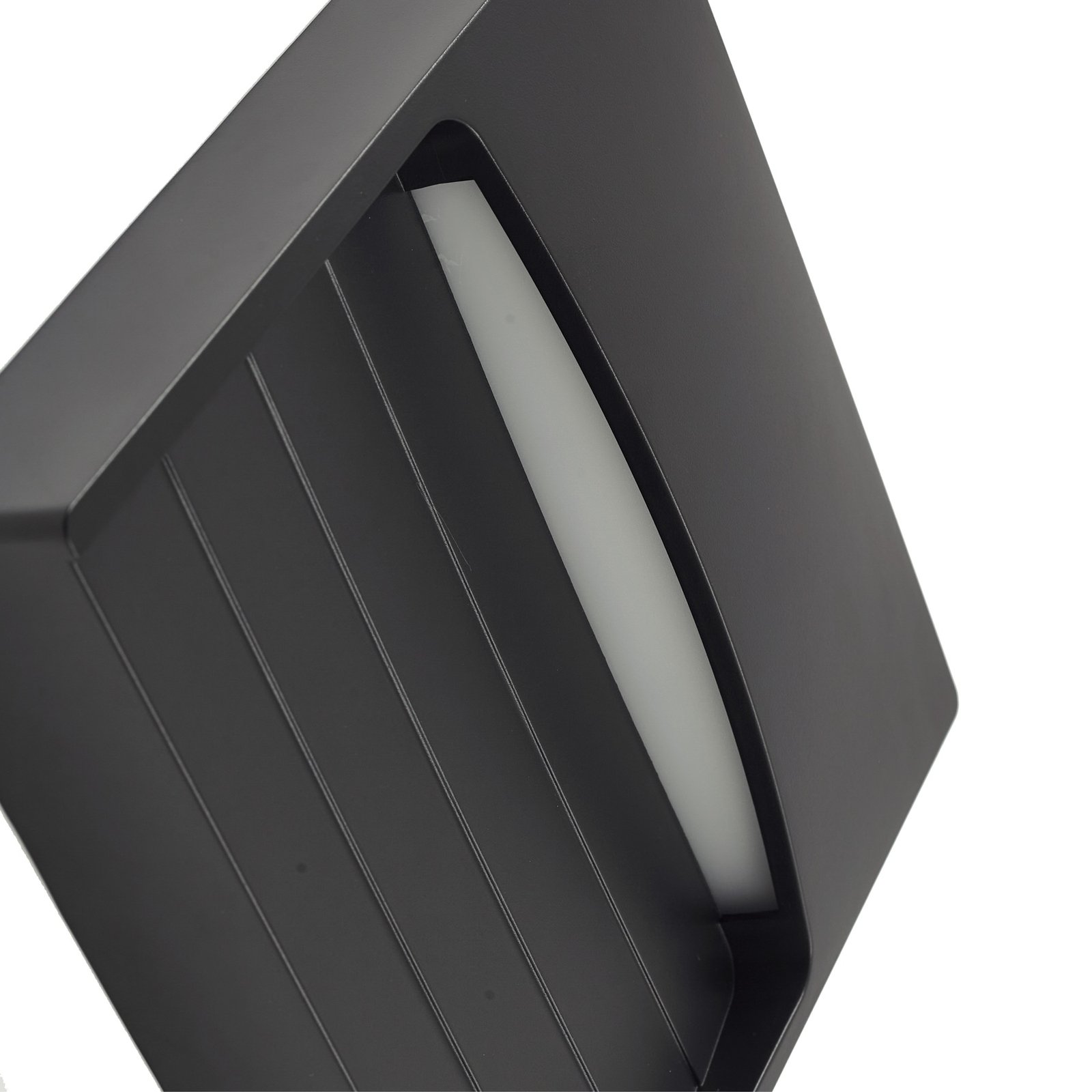 Applique d'extérieur LED Lindby Elissa, noir, plastique, CCT