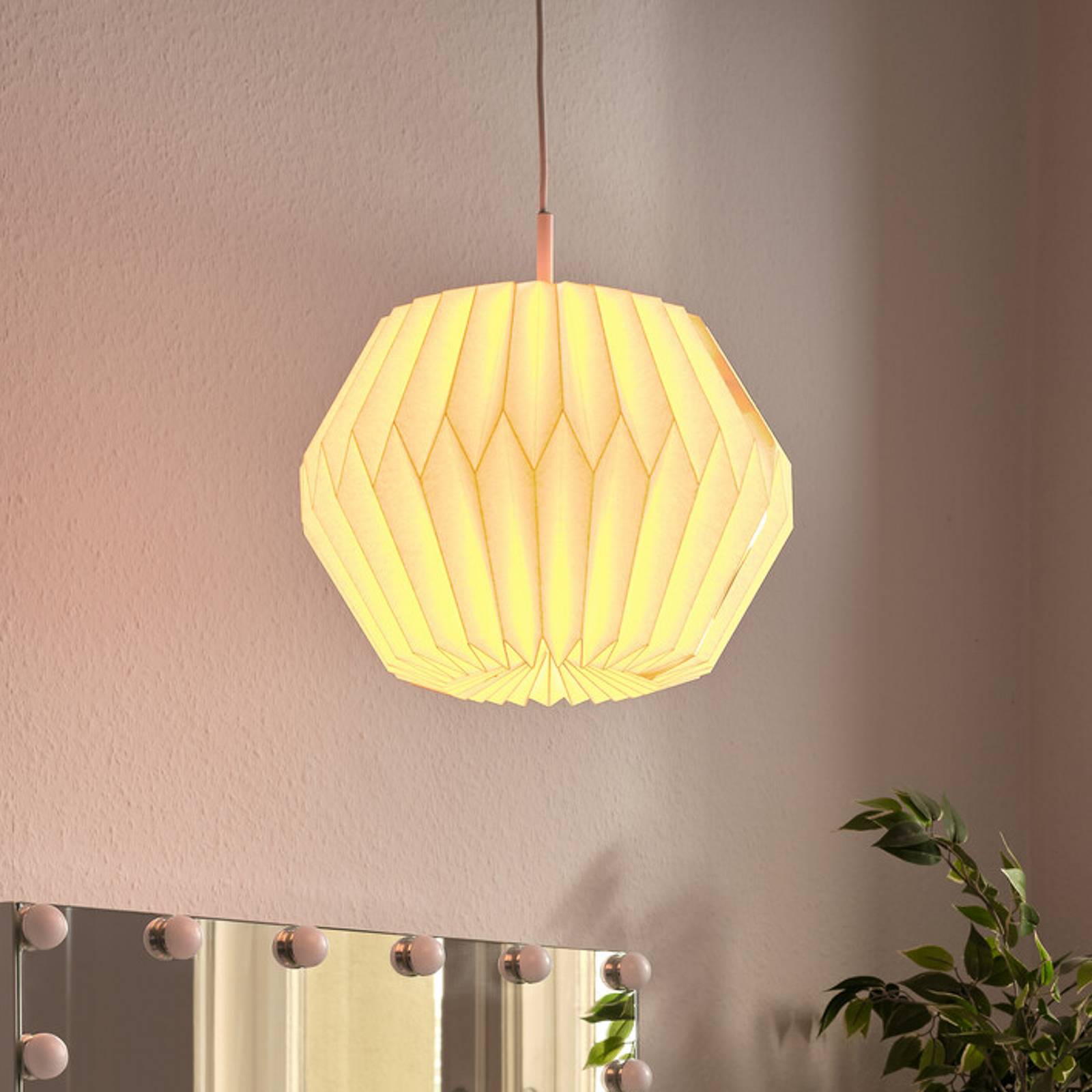 OSRAM Hängeleuchte Decor Paper Gem, weiß, Papier, E27 günstig online kaufen