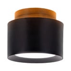 Trimes LED downlight, Ø 11.5 cm, black, CCT, step-dim