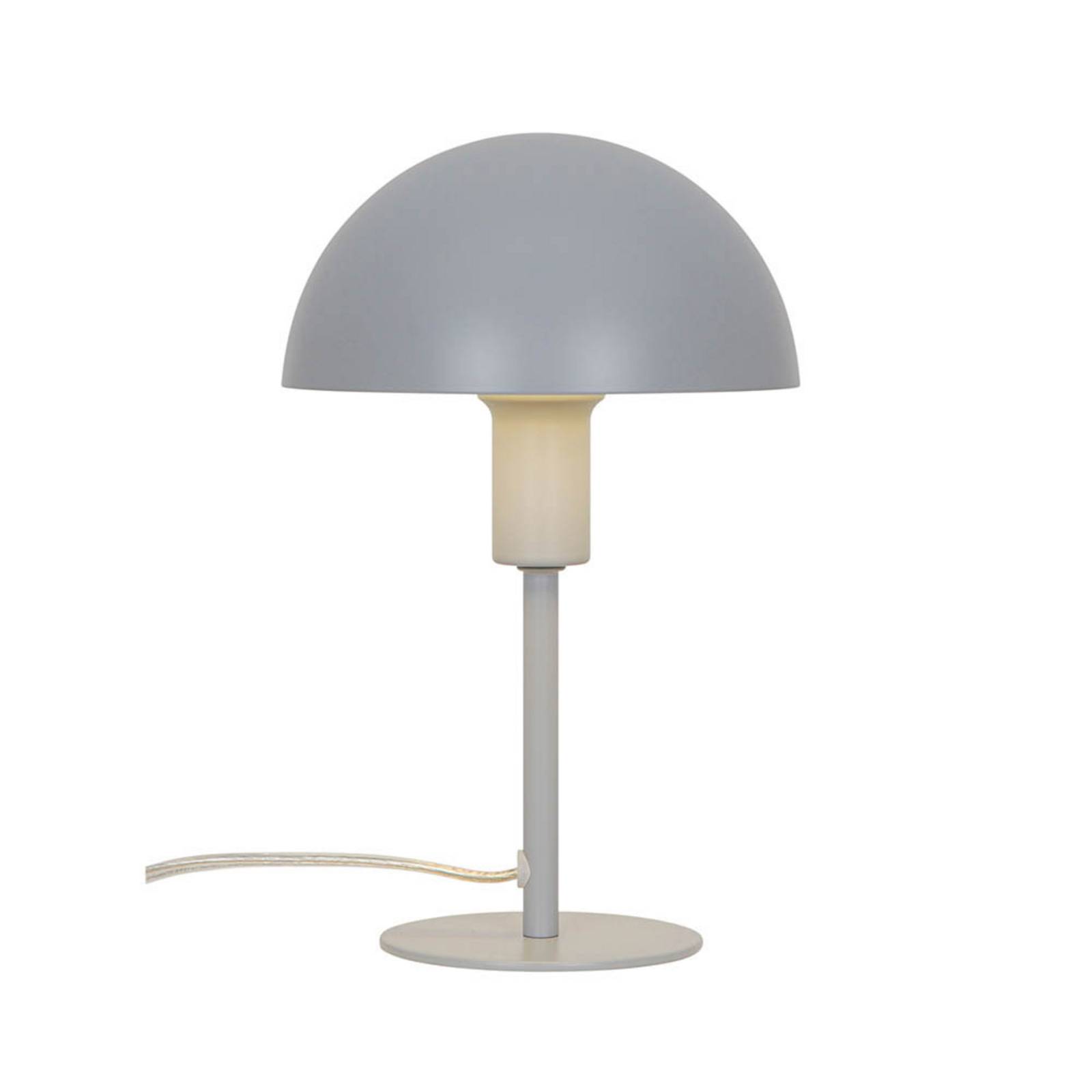 Tischleuchte Ellen mini, grau, Höhe 25 cm, Metall