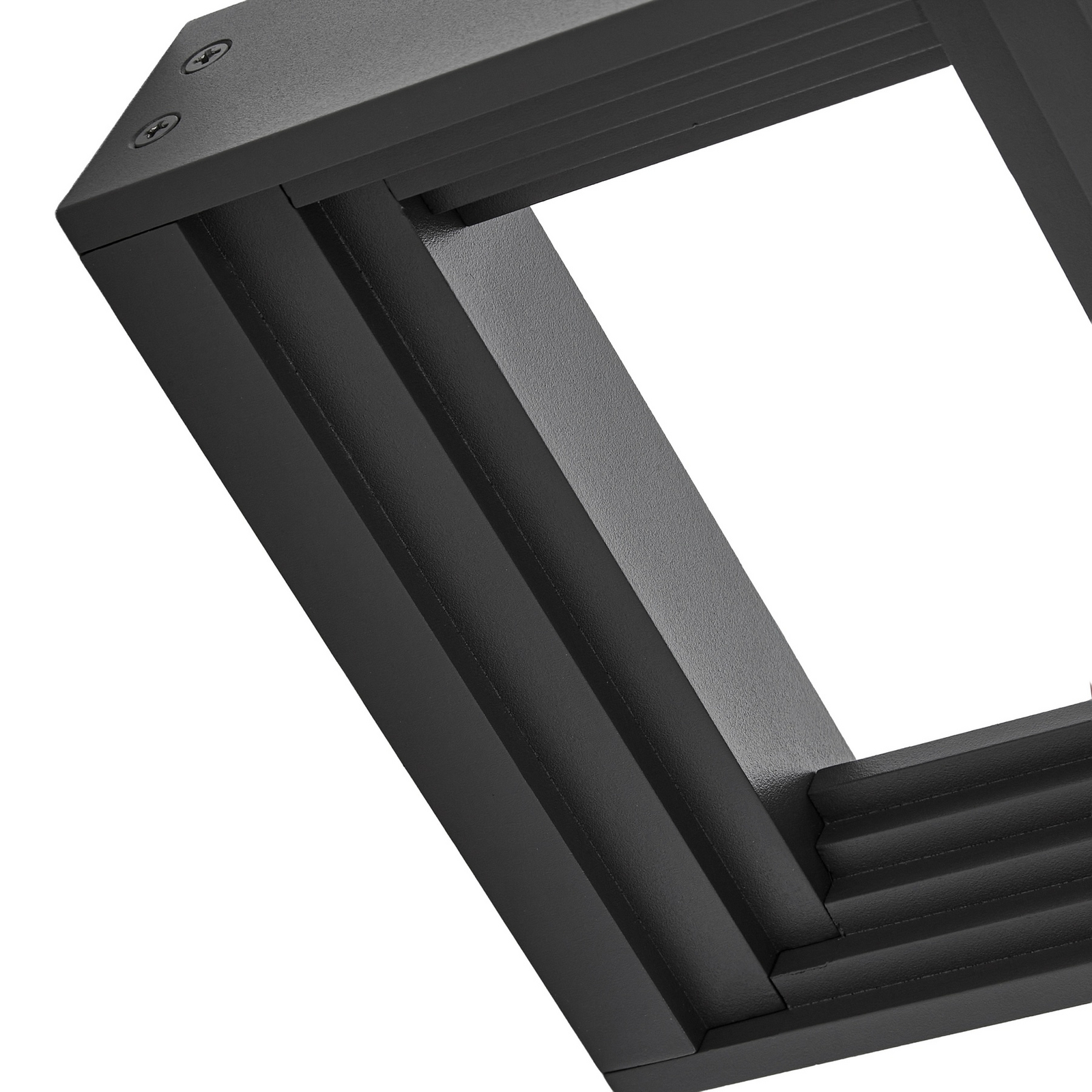 Lucande LED-væglampe Ashkan, antracit, IP65