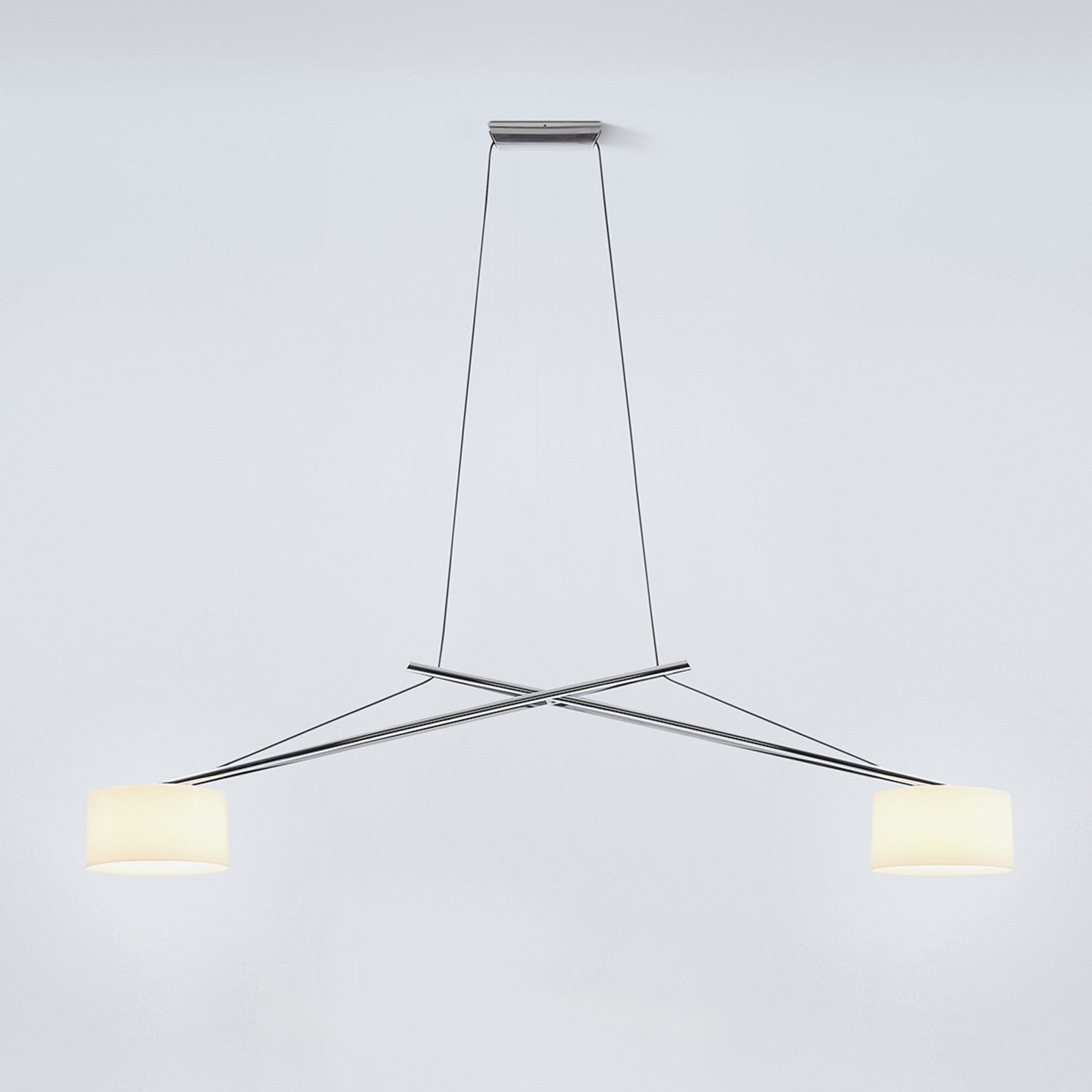Twin LED Visilica Krom - Serien Lighting