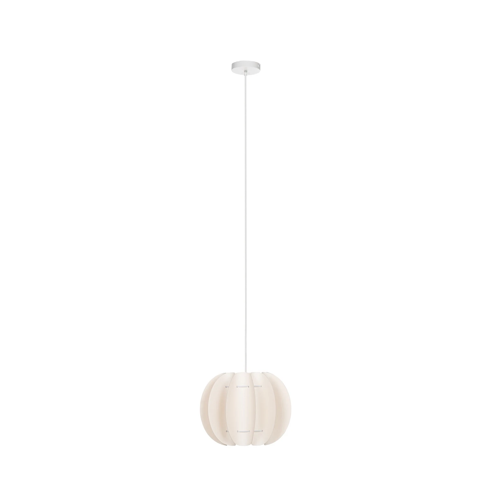 Lampada a sospensione Lindby Winslow, bianco crema, Ø 35 cm, E27