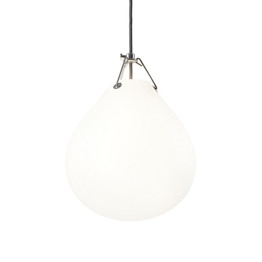 Moser viseća svjetiljka, Ø25 cm, mat bijela/opala - Louis Poulsen