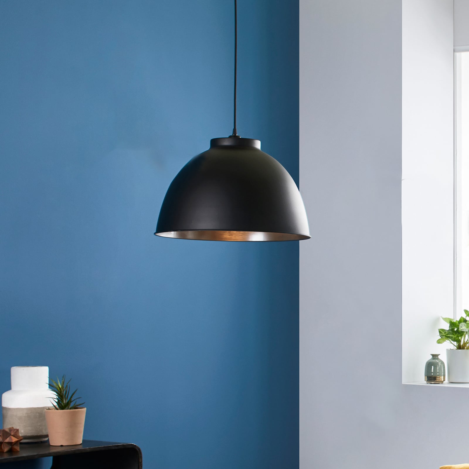 Lampada a sospensione Dock nera Ø 60 cm - COREP SAS