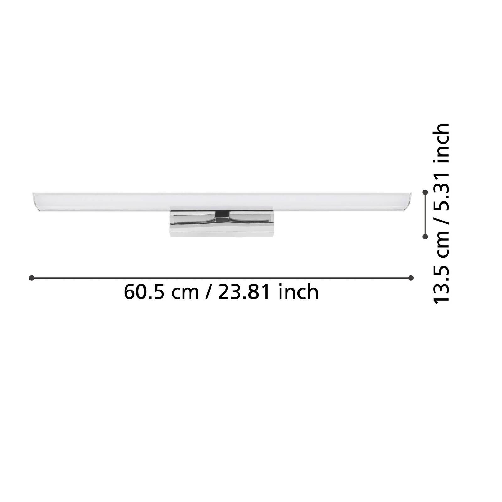 EGLO connect Inteligentne oświetlenie lustra LED Tabiano-Z, 60,5 cm, chrom
