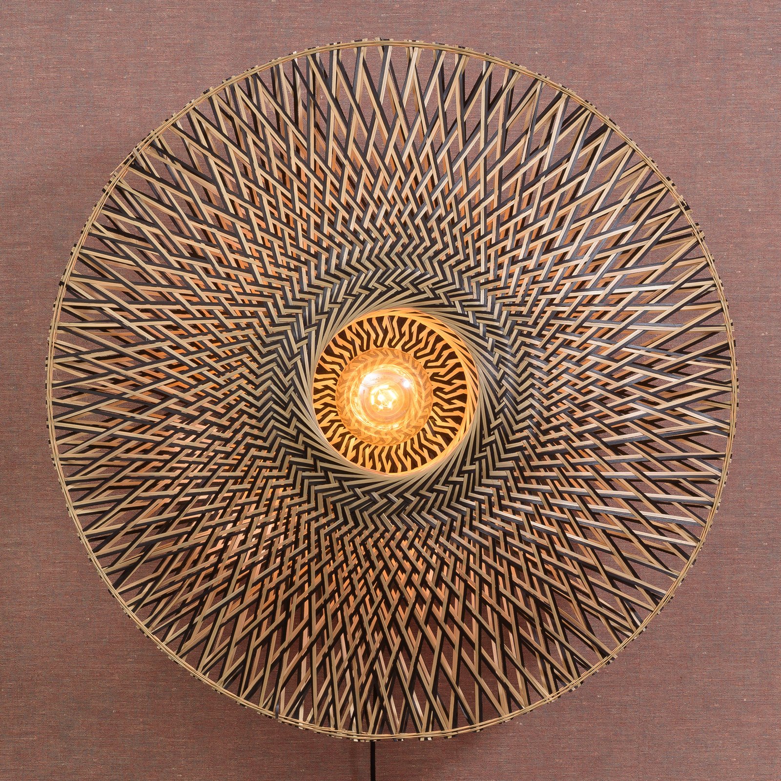 GOOD & MOJO Bali wall light made of bamboo