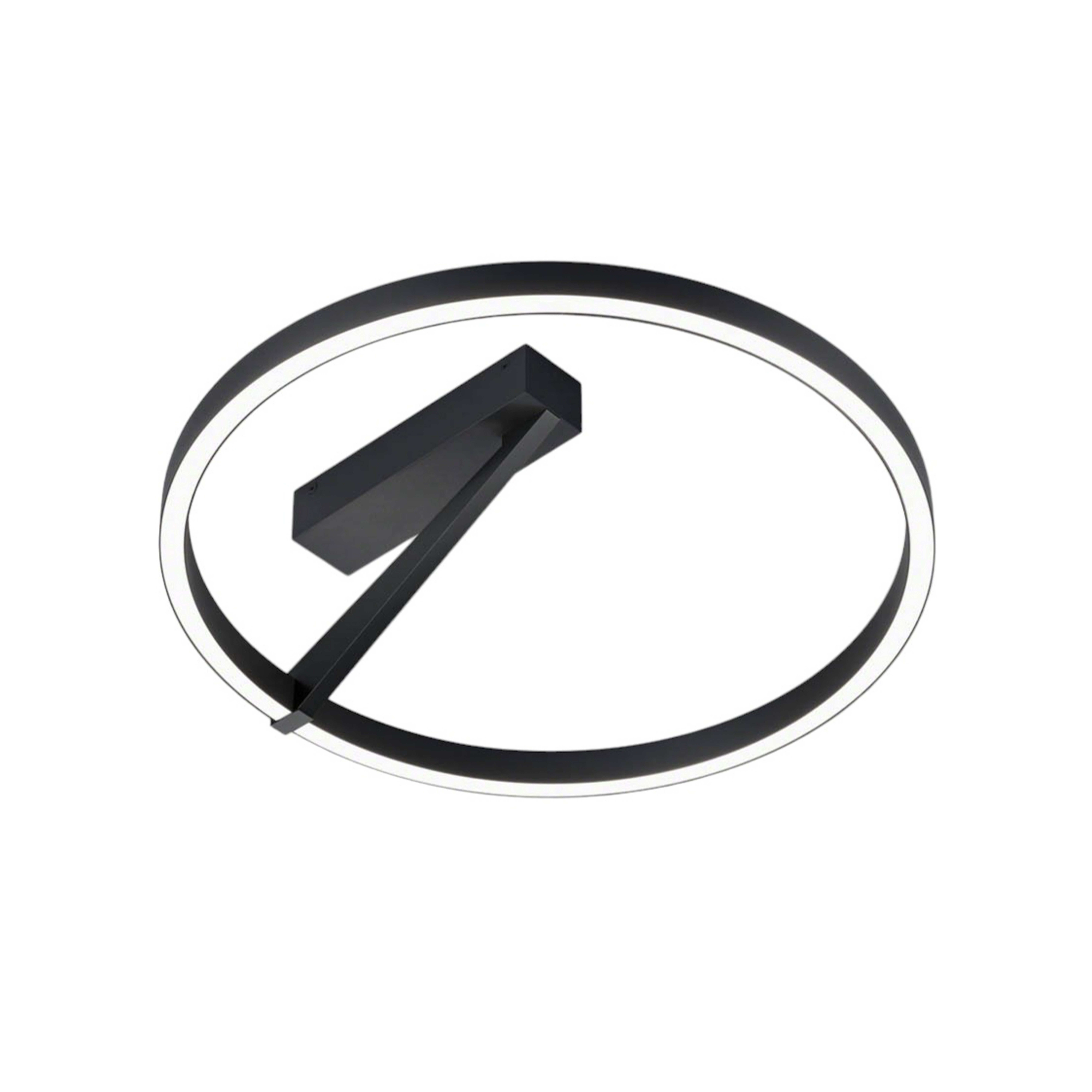 Helestra Elara plafoniera LED up/down dim nero