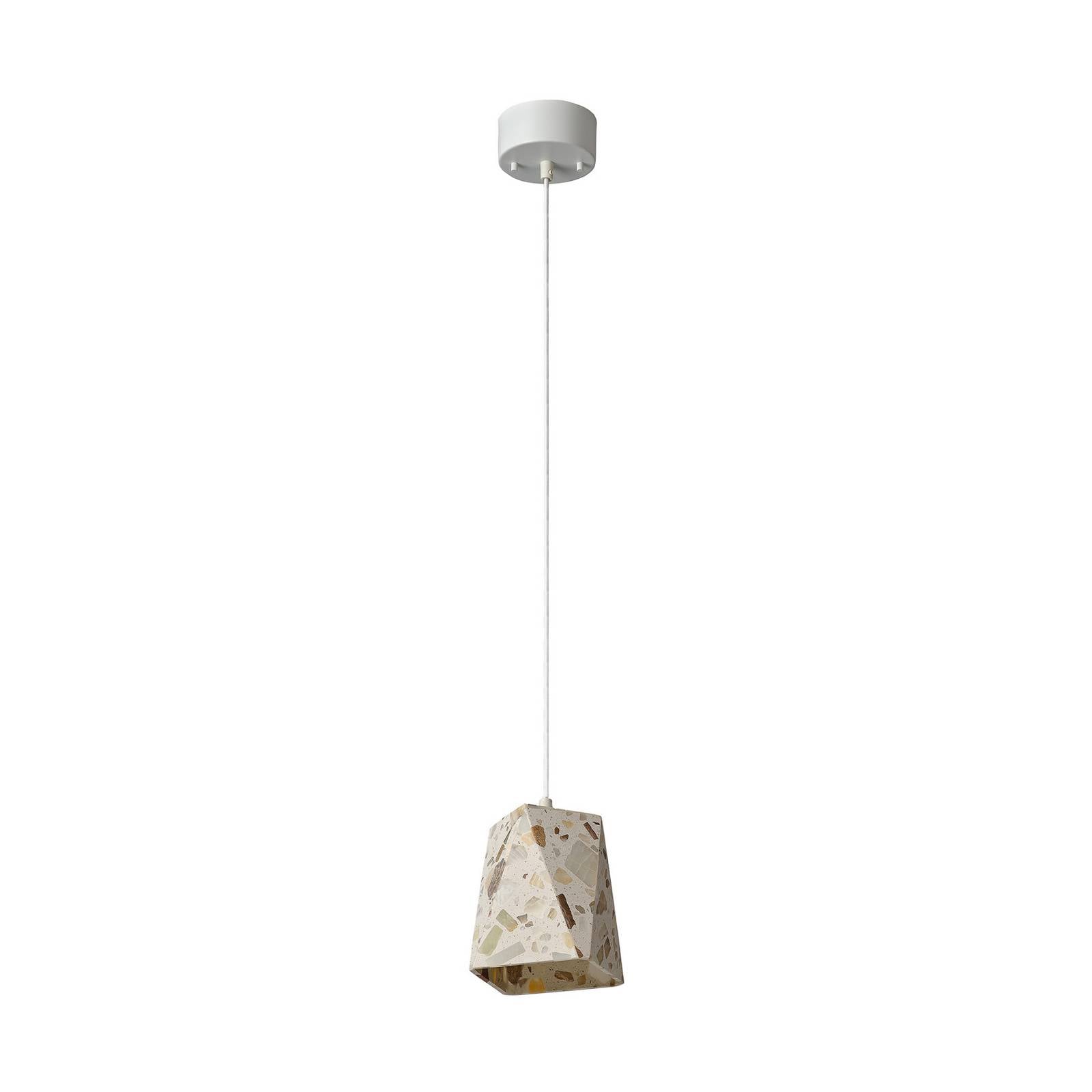 OSRAM Hängelampe Decor Gleam Box, Terrazzo, beige, E27