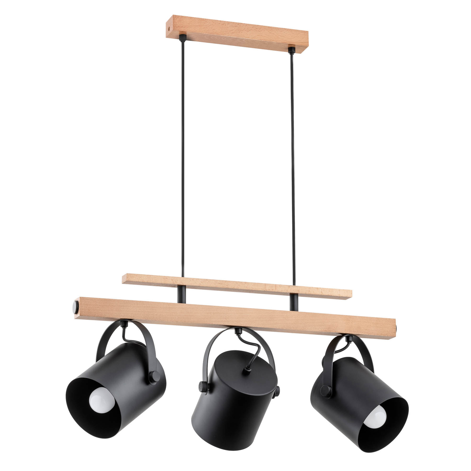 Lampada a sospensione Tegau 3 luci