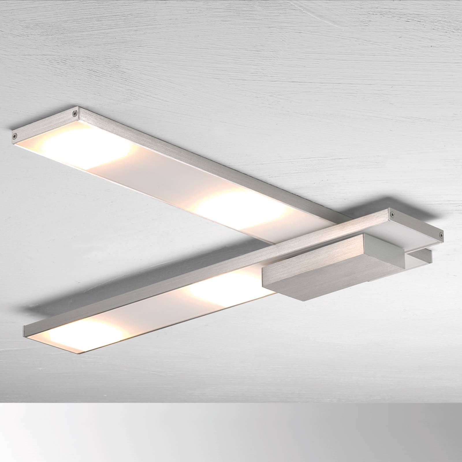 Plafonnier MED Slight raffiné, aluminium