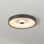 Lámpara LED de techo Polka, color latte/blanco, Ø 38 cm, hierro/acrílico