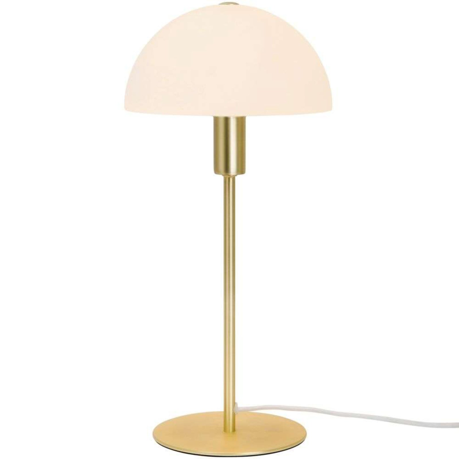 Ellen 20 Lampă de Masă Opal/Brass - Nordlux