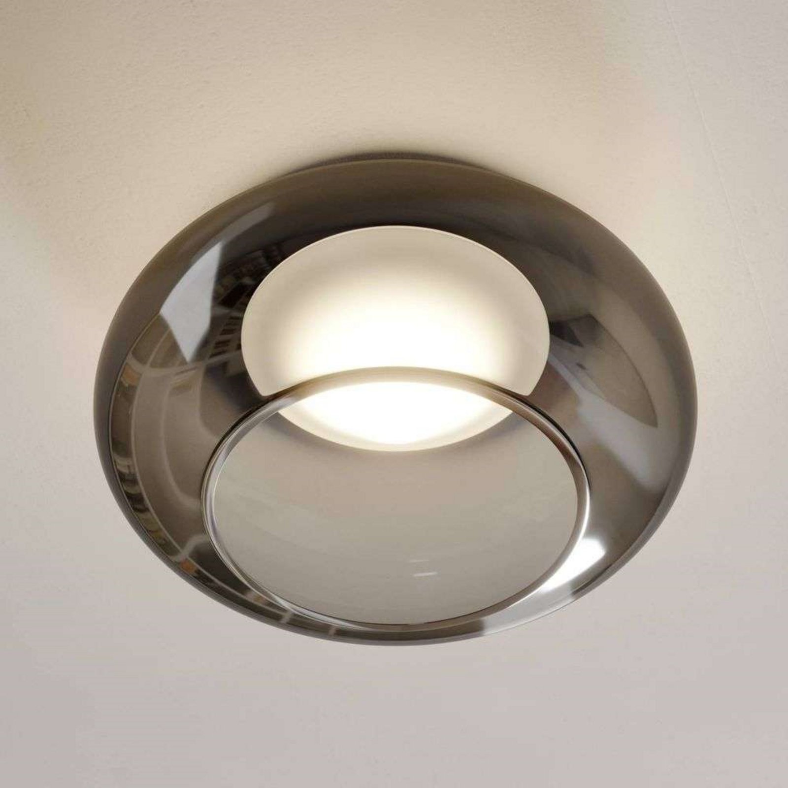 Mijo Ceiling Lamp Smoke/Chrome - Lucande