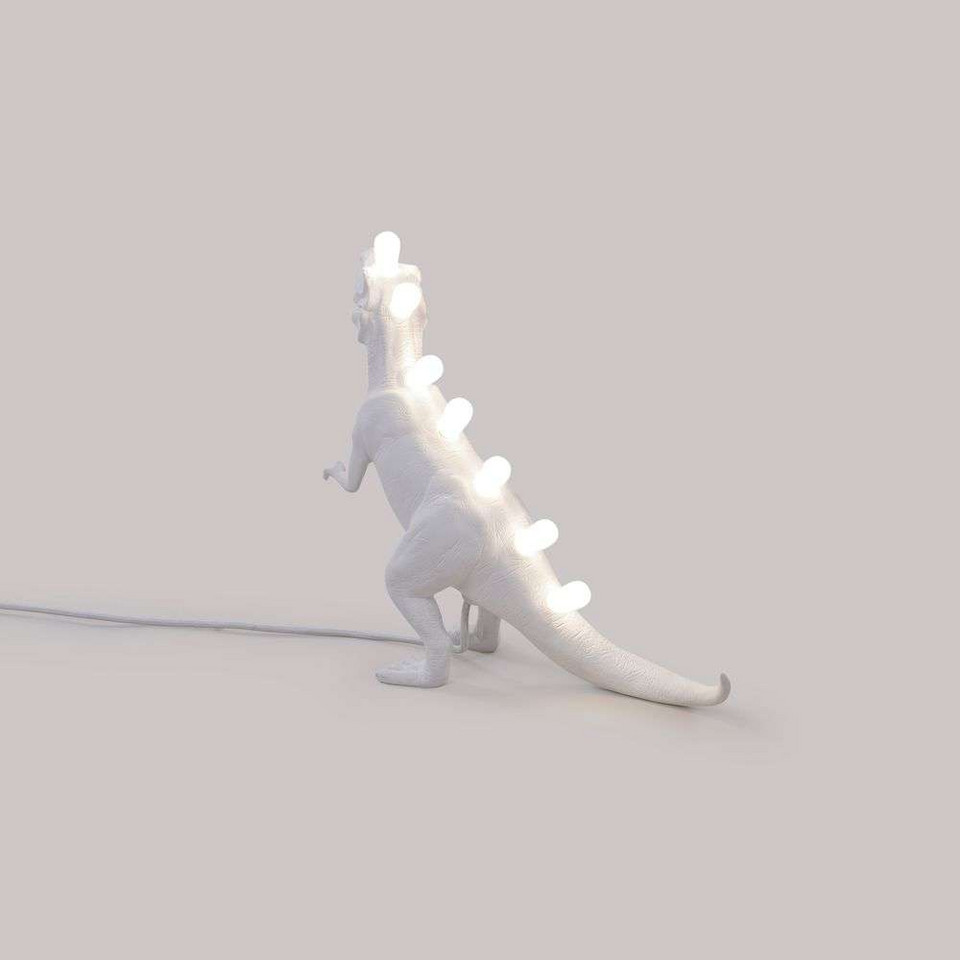 Seletti Jurassic Bordslampa T-Rex, vit från Seletti