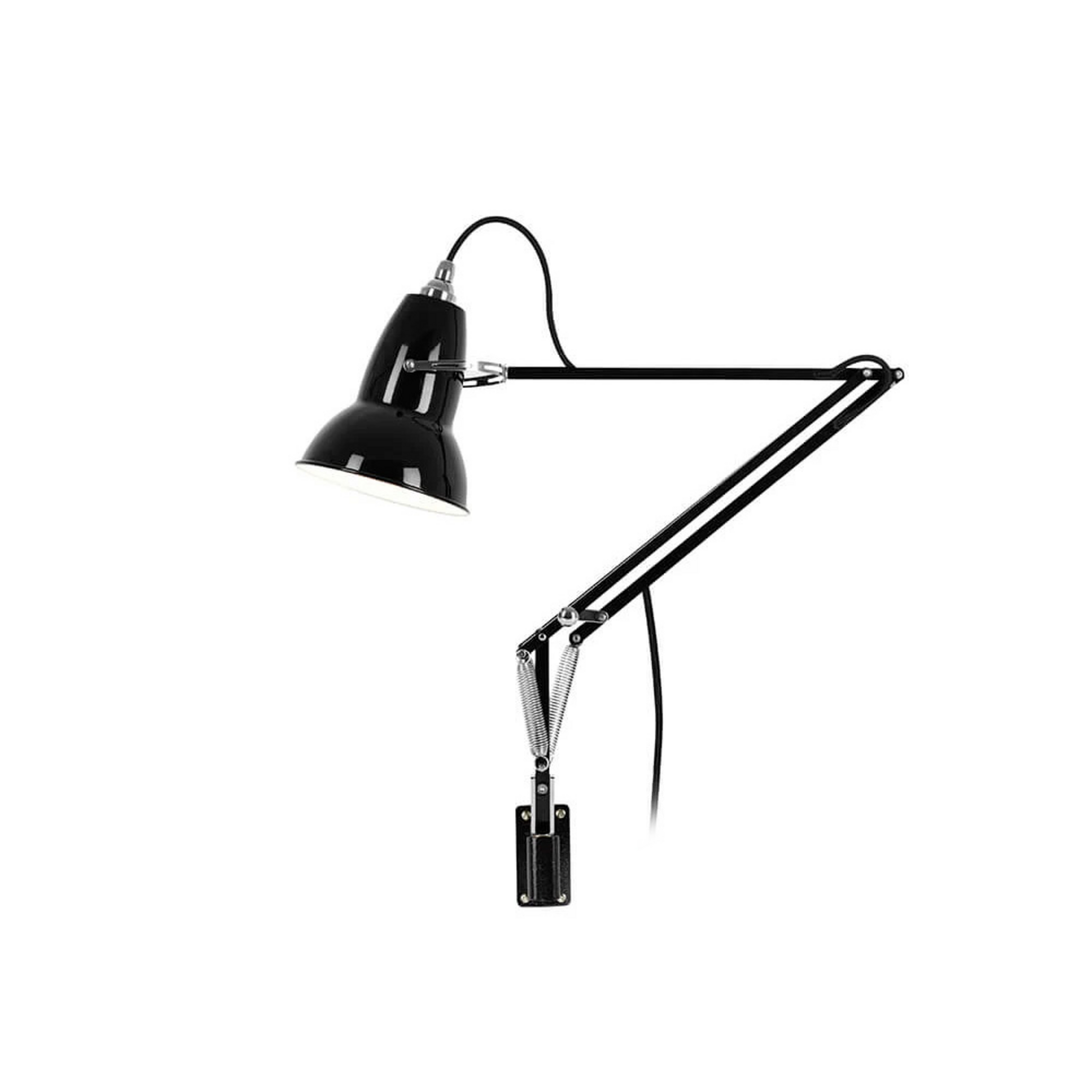 Candeeiro de parede Original 1227, preto, ajustável - Anglepoise