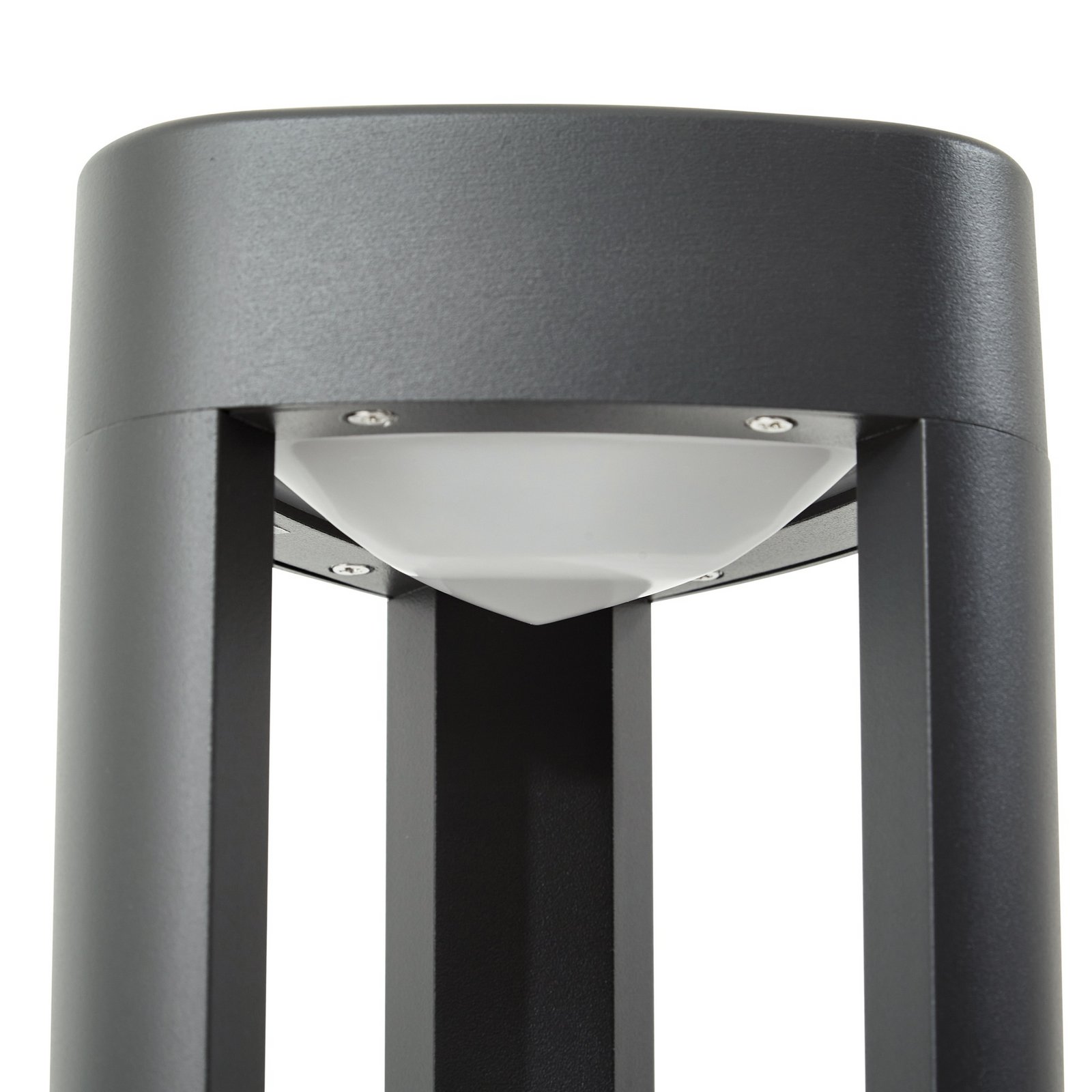 Lucande LED ceļa apgaismojums Pirron, augstums 80 cm, rozete, IP54 Lucande LED ceļa apgaismojums Pirron, augstums 80 cm, rozete, IP54