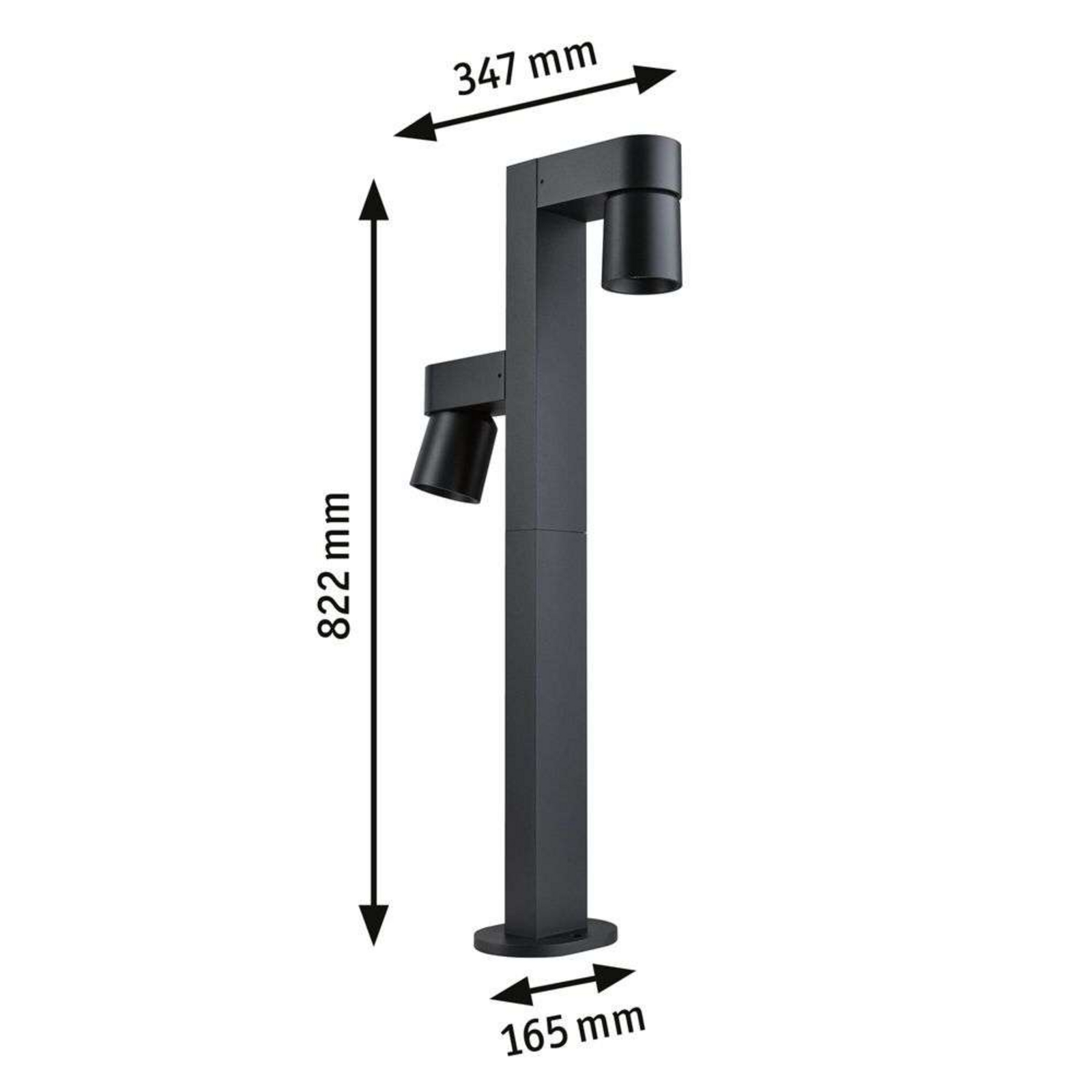 Kimu Lampă de Stâlp 3000K 2x8W SWR Antracit - Paulmann