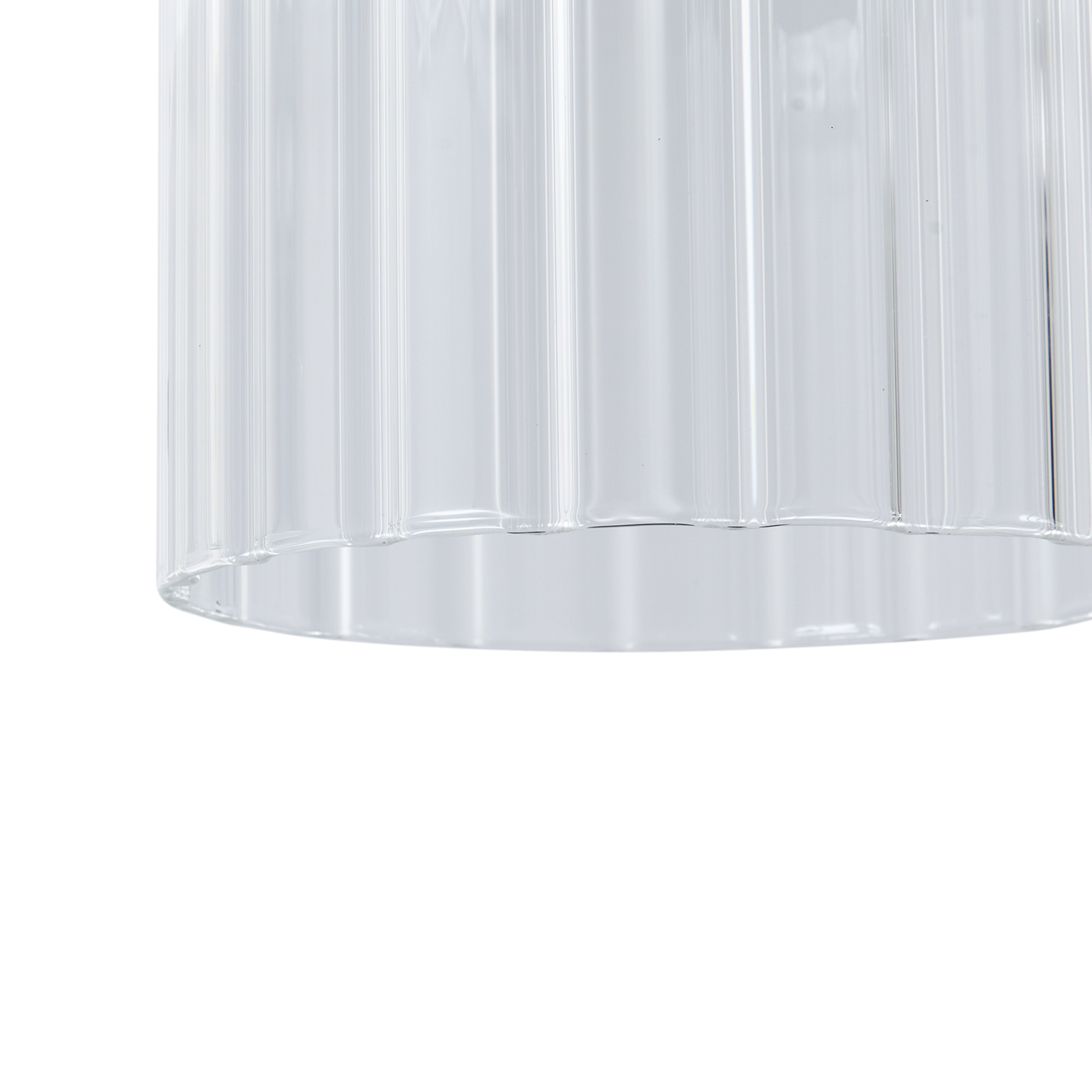 Lucande Eirian pendant light glass, 1-bulb