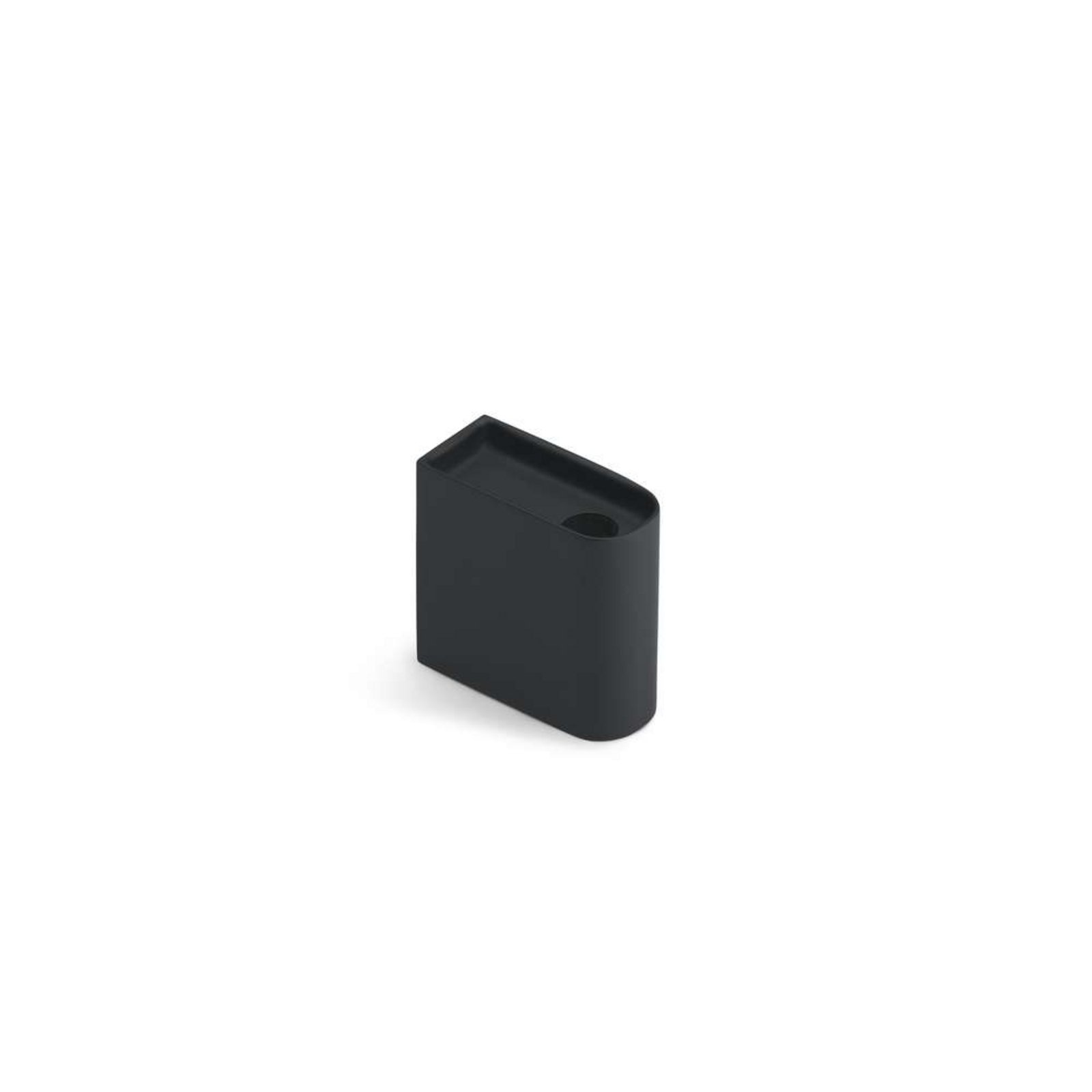 Monolith Candle Holder Low Black - Northern