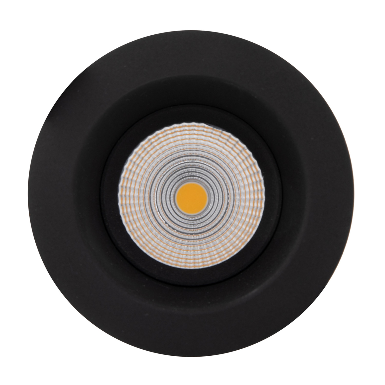 SLC One Soft LED inbouwspot zwart 2.700K