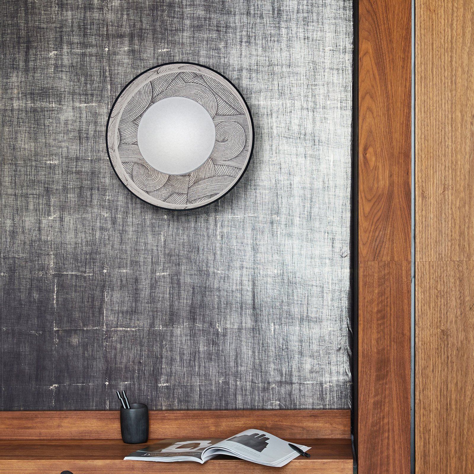 Mokuzaï Wandleuchte in Suna-Grau - MARKET SET