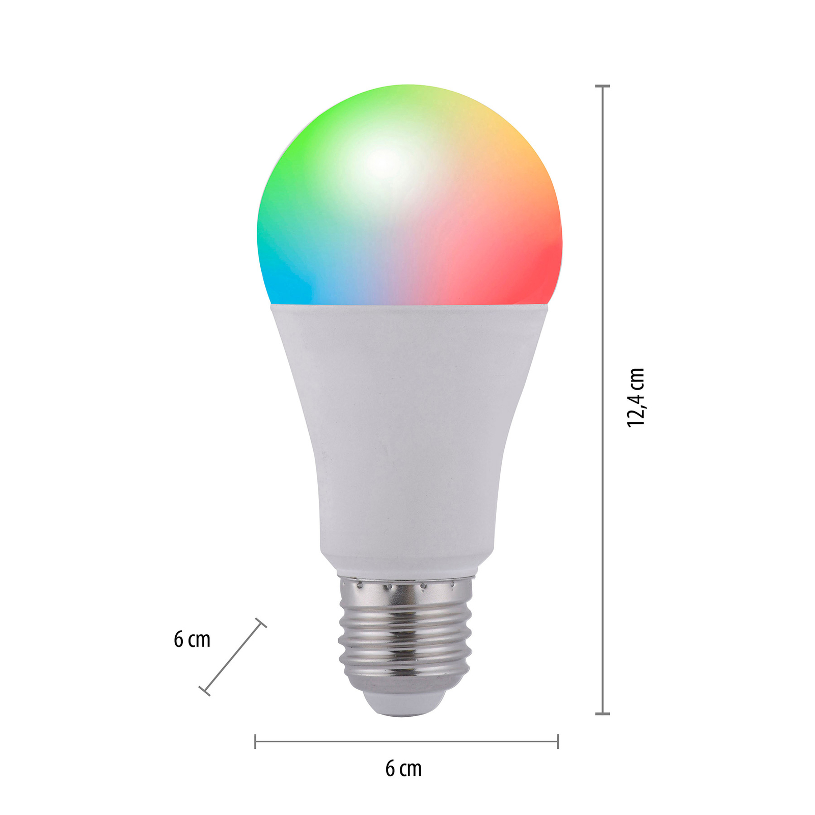 LED-Lampe Mika für Stadionatmosphäre, E27 10W RGBW