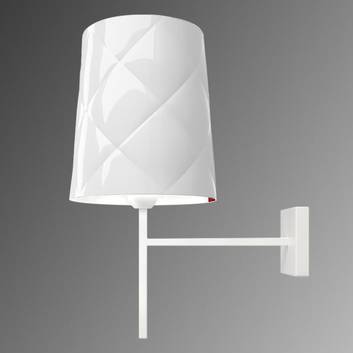 Designerska lampa ścienna New York, biała