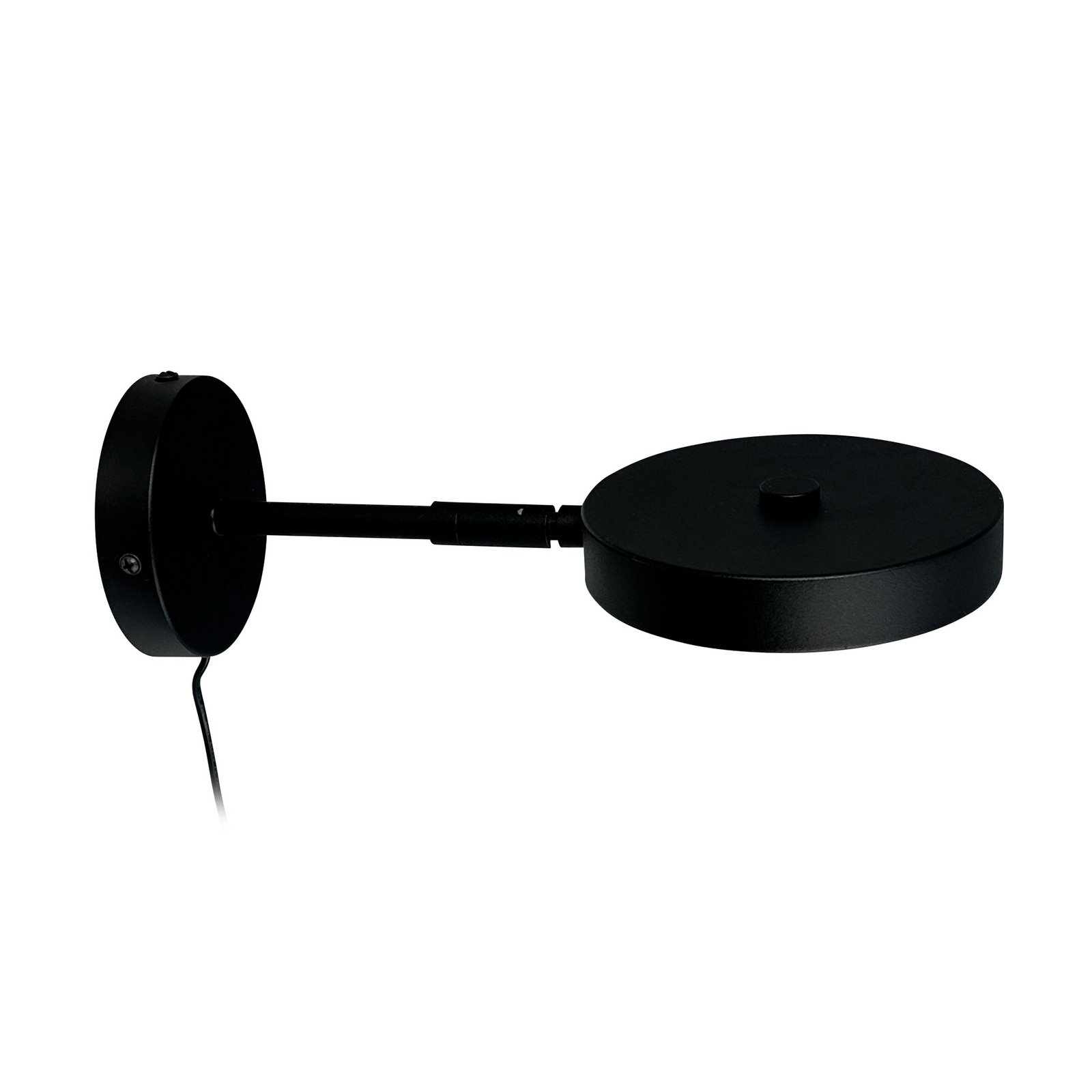 Dyberg Larsen LED-Wandlampe Starlight, schwarz, Ø 14 cm