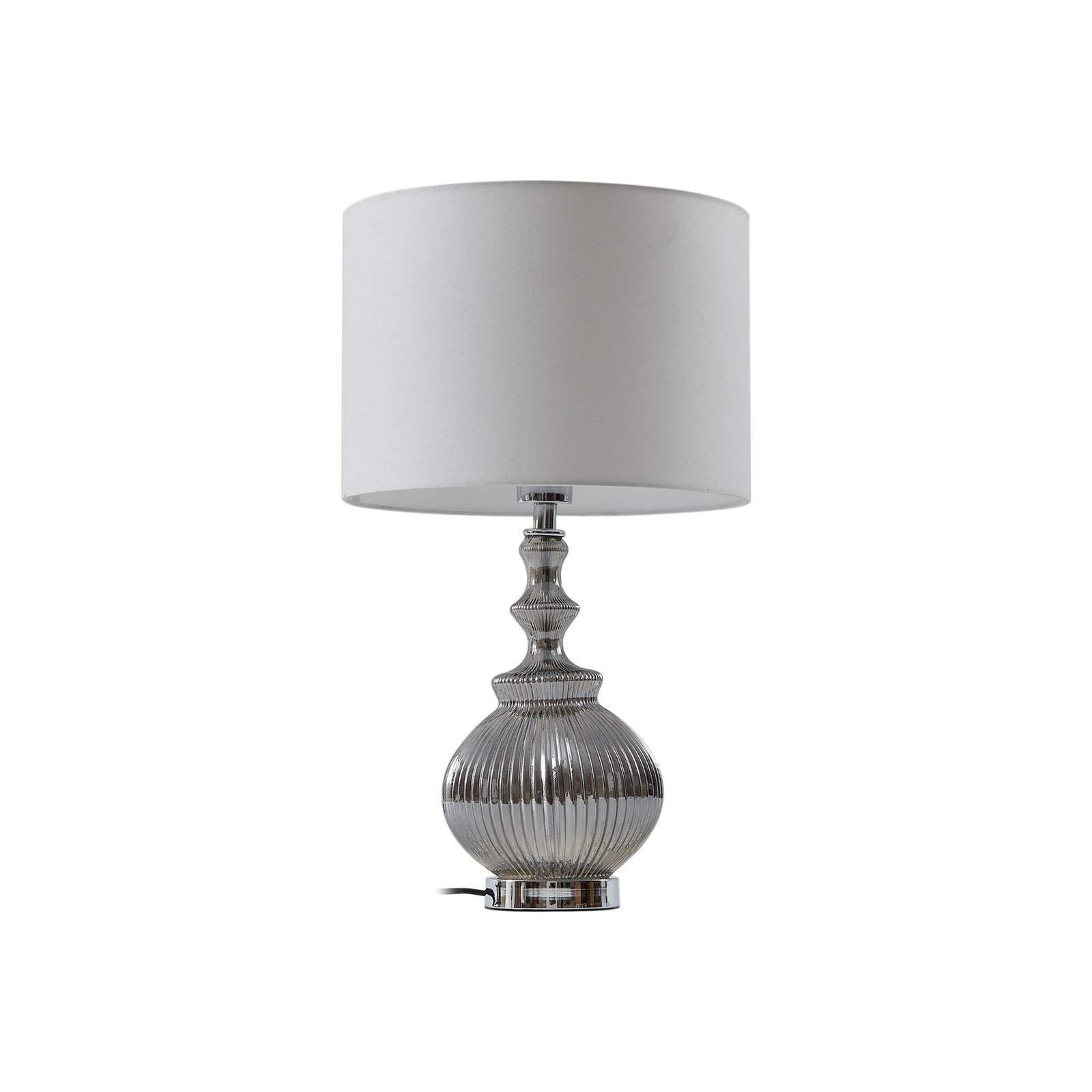 Loraine Table Lamp White/Grey - Lindby