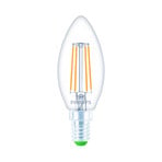 Żarówka LED Philips E14 B35 2,3 W 485 lm 2700 K filament, opakowanie 3 szt