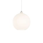 Wohlert Candeeiro Suspenso Ø350 White Opal - Louis Poulsen