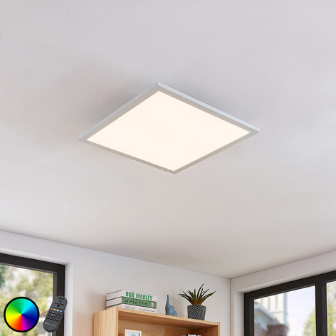 LED-kattovalaisin Milian kaukosäätimellä 45x45cm
