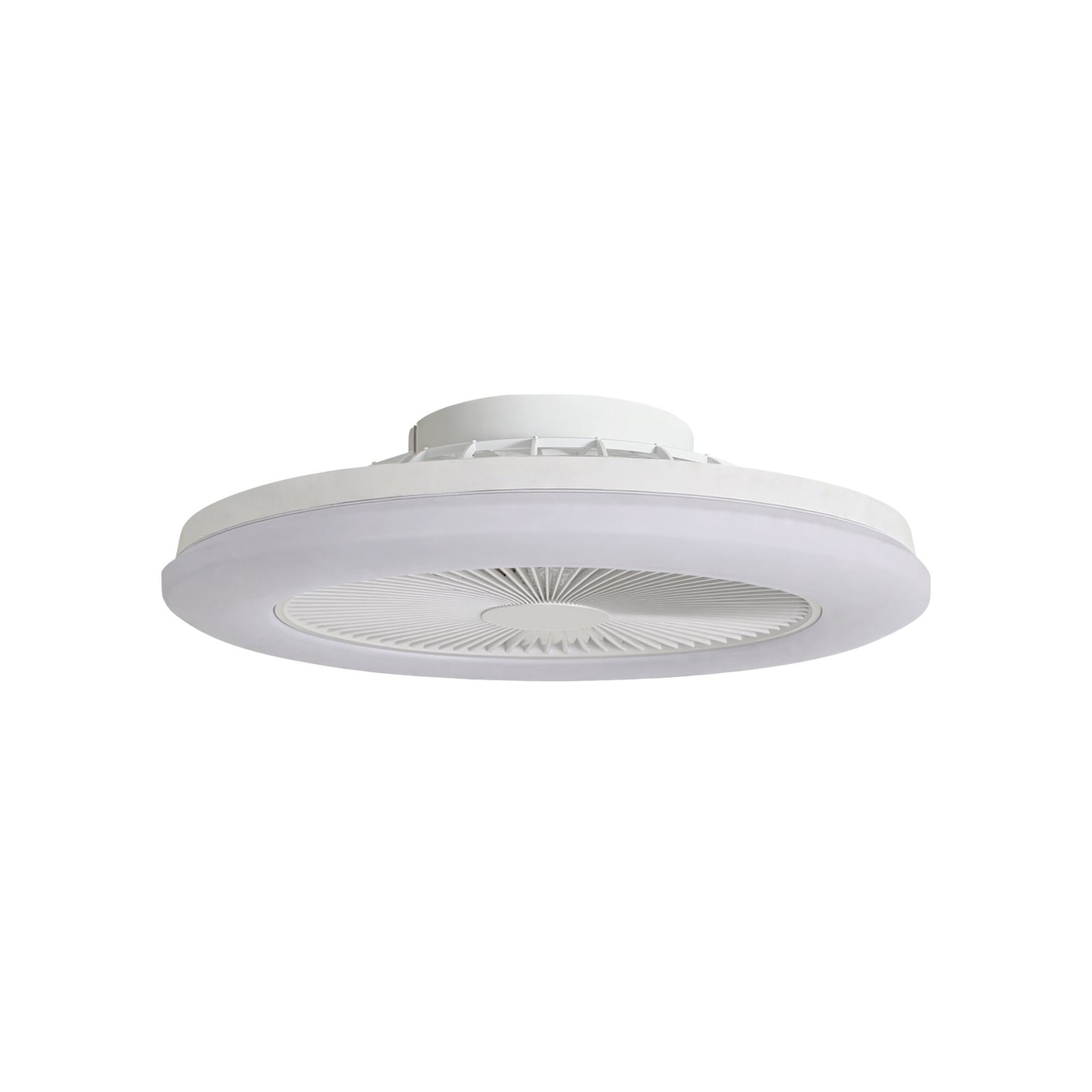 Vedin LED-Deckenventilator, Ø 45 cm, RGBW, dimmbar, weiß, DC - Lindby